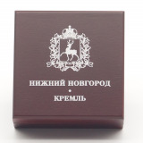 Деревянный футляр под медаль вишневый, универсальный