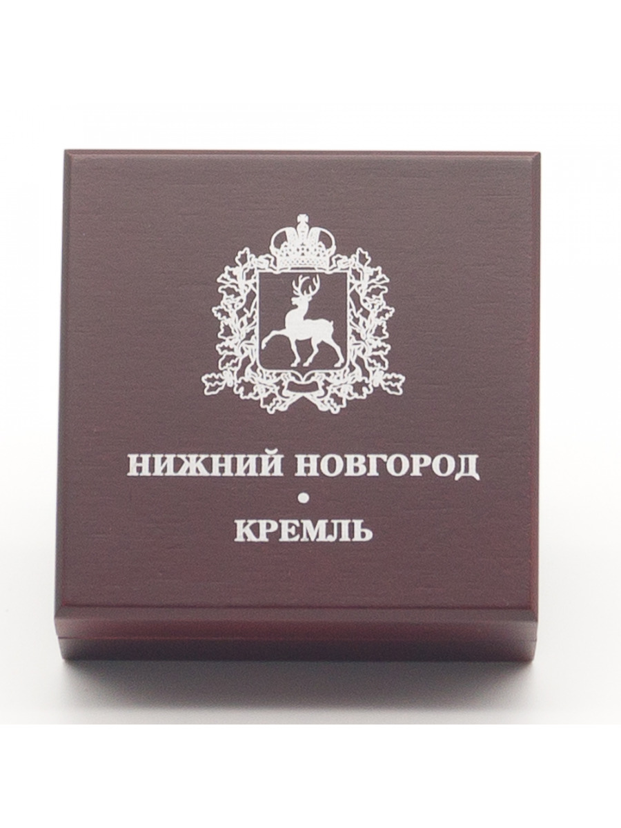 Деревянный футляр под медаль вишневый, универсальный